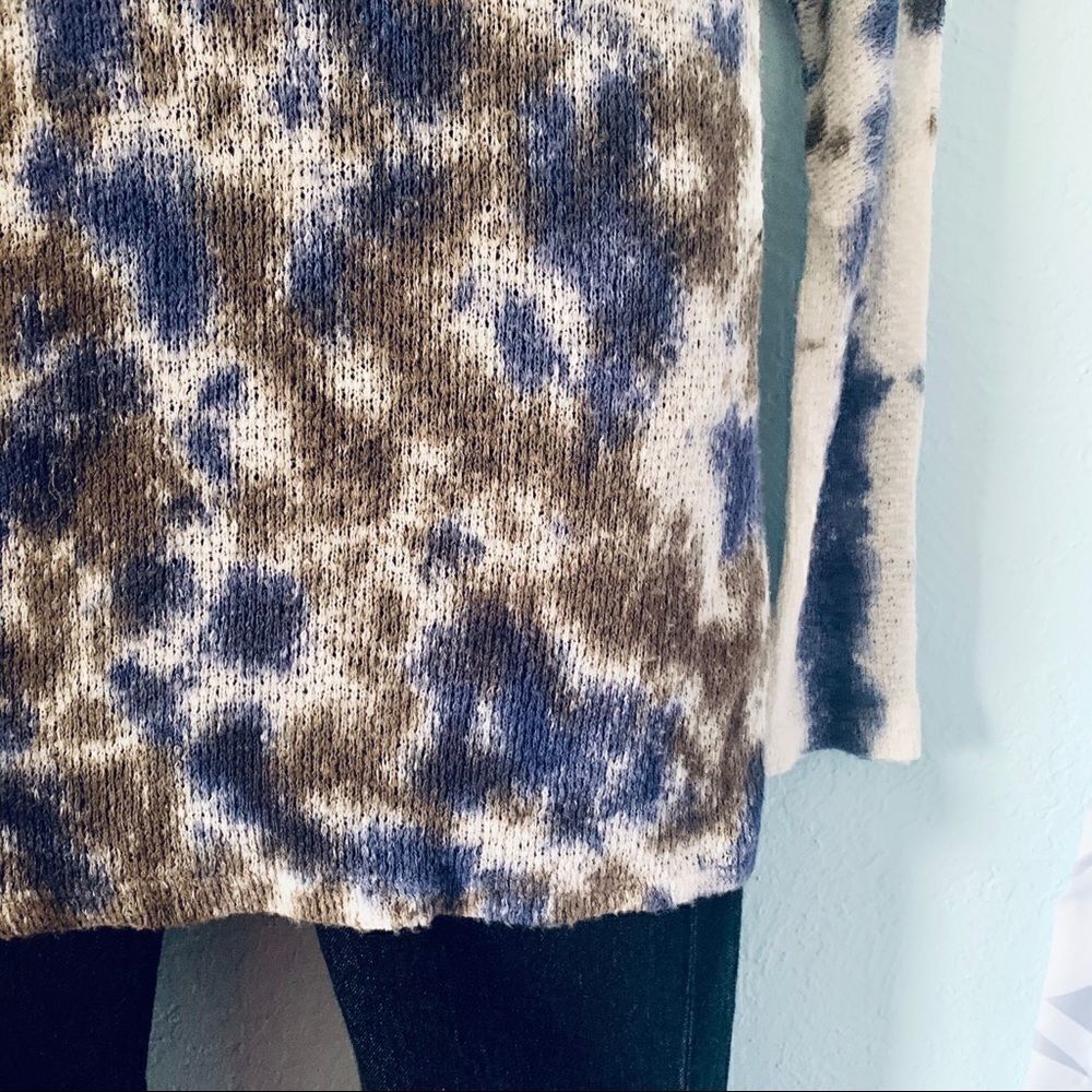 PARTY Tie Dye Knit Dolman Sleeve Tunic Sweater Size Small - Picture 3 of 8